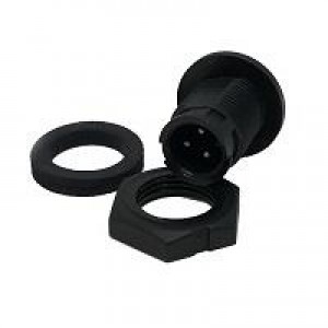 17281-3PG-300, Стандартный цилиндрический соединитель 3P Panel Mt. Pin PC Tail .187"