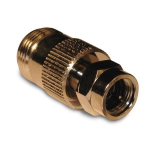 242152, РЧ адаптеры - междусерийные N JACK TO F PLUG WATERPROOF ADAPTER