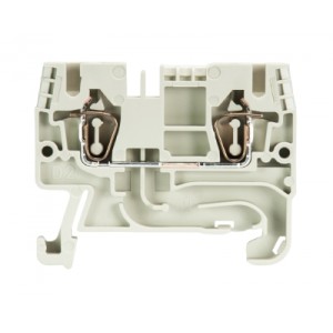 Проходная клемма WKFN 2,5 /35, Проходная клемма, тип фиксации провода: пружинный, номинальное сечение: 2,5 мм кв., 24A, 800V, ширина: 5 мм, цвет: серый, тип монтажа: DIN35