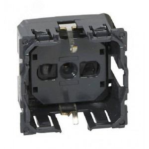 Celiane Розетка 2К+З немецкий стандарт винтовые зажимы 067161