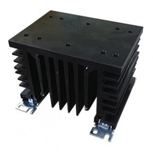 RHS112A, Радиаторы SSR 1/3PH DIN-RAIL H.SINK 112X80MM + PAD BBR