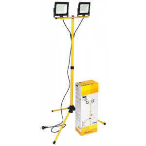 Прожектор светодиодный СДО 06-2x50Ш 6500К IP65 штатив черн. LPDO606-2X050-65-K02