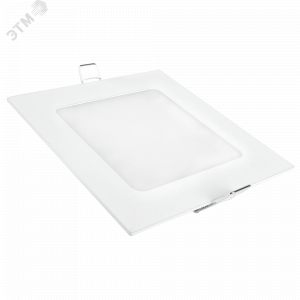 Светильник светодиодный PPL-S WH 12Вт 4000К IP40 170мм ДВО встраив. ультратонкий квадрат 5008342A