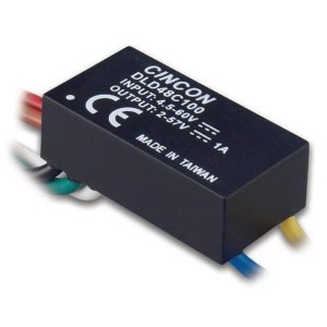 DLD-C100, Блоки питания для светодиодов LED Driver, 57 Watt, Buck, 4.5-60VDC Input, 2-57VDC Output, 1000mA Output Current, DIP-16