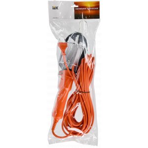 Светильник переносной УП-1P пл. вил. с выкл. 2Р 10м WSP20-10-K09