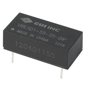 VIBLSD1-S12-S15-DIP, Преобразователи постоянного тока в постоянный с изоляцией dc-dc isolated, 1 W, 11.4~12.6 Vdc input, 15 Vdc, 67 mA, single output, DIP