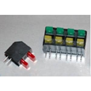 567-0122F, Светодиодные индикаторы для печатного монтажа Green, 565nm 2.1V, 20mA