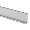 Перегородка разделительная h=100 мм (3000 мм) EKF p1003