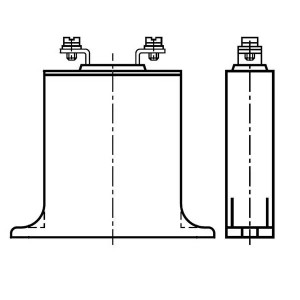 B72240B0750K001, Варистор из оксида металла 75В переменного тока/100В постоянного тока 40000A 120В предел болтовое крепление