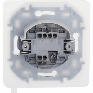 Переключатель 1-кл. Inspiria 10А IP44 250В 10AX механизм бел. Leg 673670