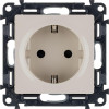 Изображение товара Розетка 1-м СП Valena Life 16А IP20 250В 2P+E защ. шторки безвинтов. клеммы с лицев. панелью механизм сл. кость 753520