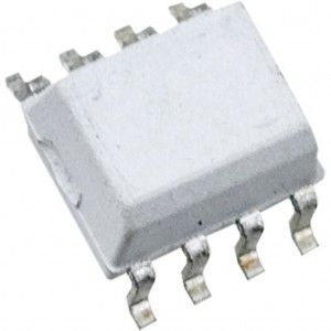 FOD2742B, Оптопара одноканальная транзисторная выход постоянного тока  8-Pin SOIC N лента на катушке
