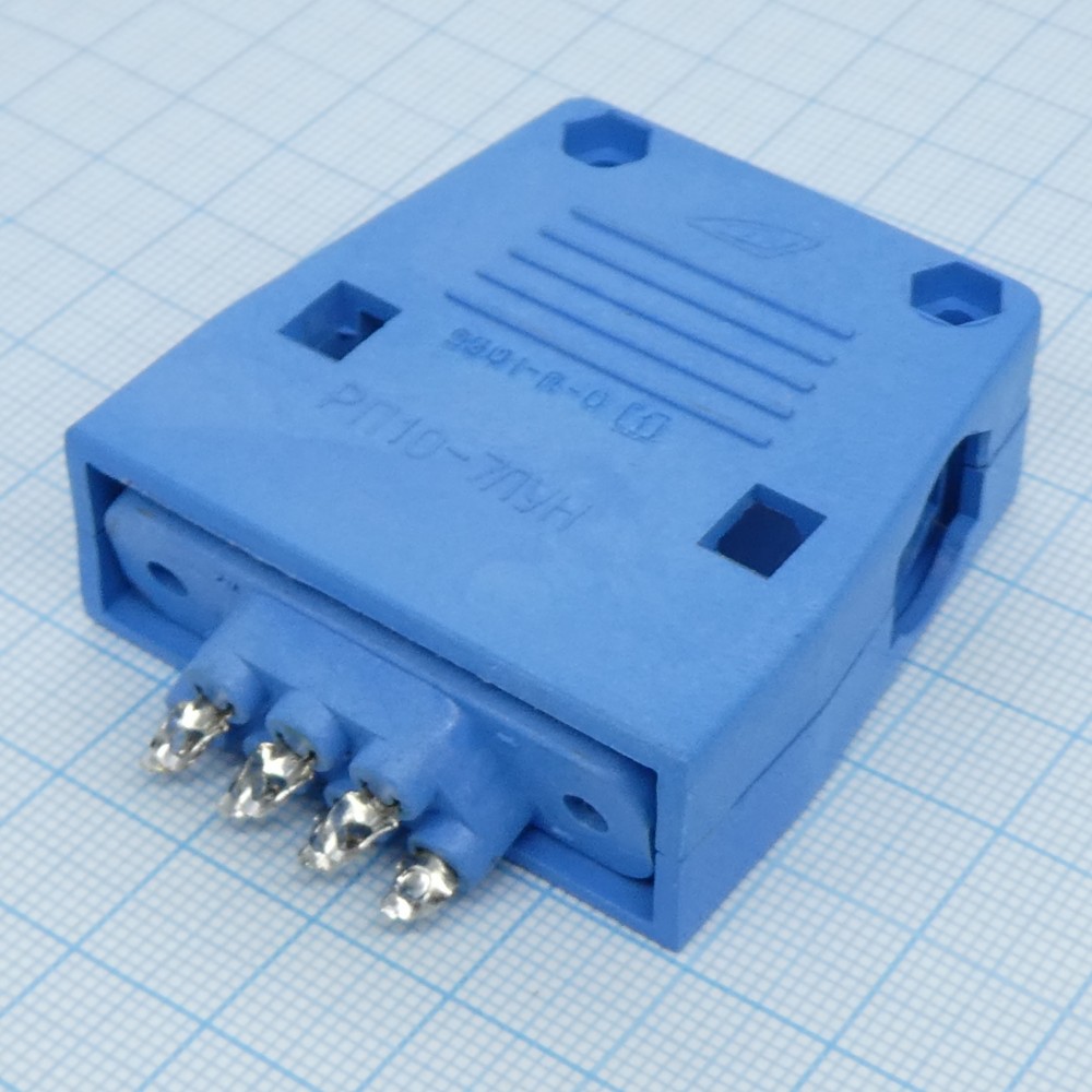 Изображение товара РП10-7 ЛУН-П-О low frequency connector for internal mounting