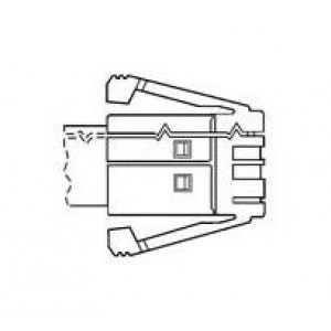 5-1761184-1, Модульные соединители / соединители Ethernet PLUG 4 CONDUCTOR
