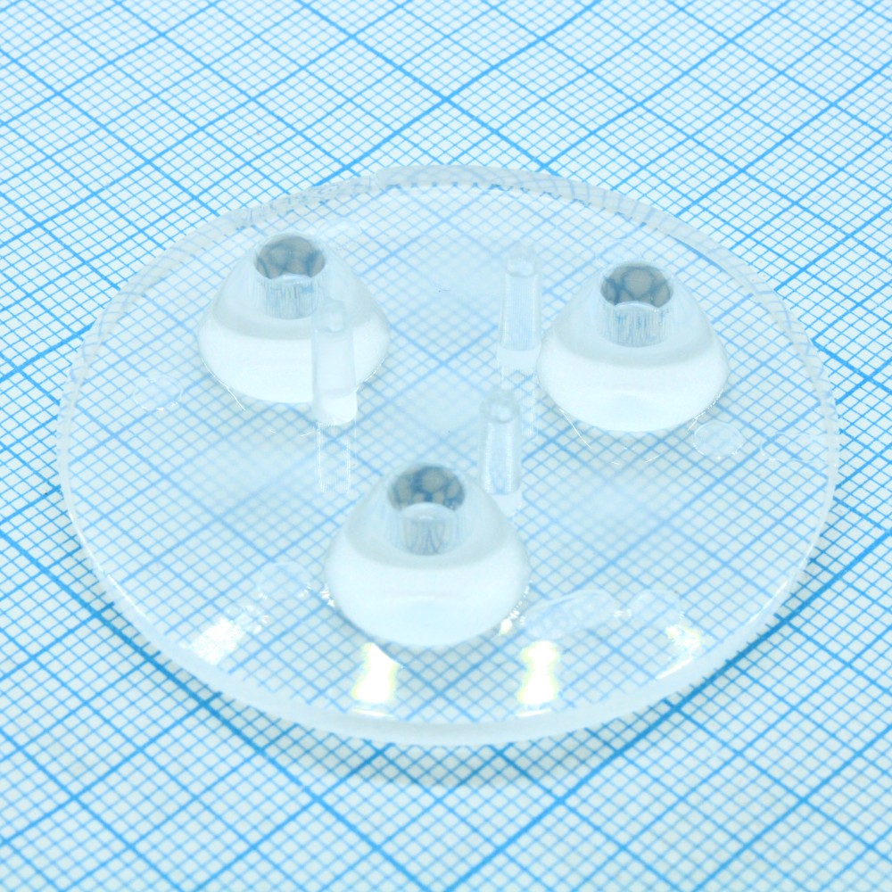 Изображение товара Круглая групповая линза под 3 светодиода 50 мм 20° LEDiL C11607_ANNA-50-3-M