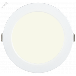 Светильник светодиодный ДВО 1612 9Вт 4000К IP20 круг бел. LDVO0-1612-09-4000-K01