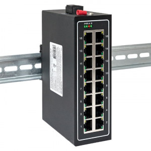 Промышленный неуправляемый коммутатор EKF TSX-100 16 портов 10/100 Мбит/с TSX-100-UN-16