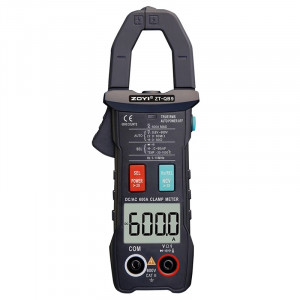 ZT-QB9, Токоизмерительные клещи для измерения постоянного и переменного тока до 600А, True RMS, автоматический выбор типов и пределов измерения