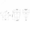 Изображение товара Выключатель клавишный круглый 12V 20А (3с) ON-OFF черный с зеленой подсветкой (RWB-215, MIRS-101Е-8С/D) 36-2583