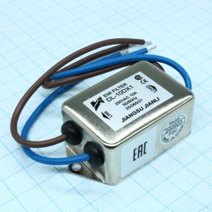 DL-10DX1, Однофазный сетевой фильтр 10А 250В