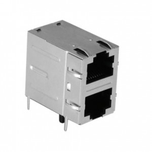 G10X-288S7-QQ, Модульные соединители / соединители Ethernet Dual Stack RJ45 MOD. JCK w Gb. Magnetics