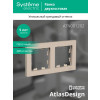 Рамка 2-пост. AtlasDesign универс. песочн. SE ATN001202