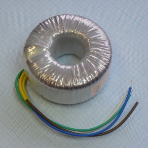 58-0160-115-S, Тороидальный трансформатор 160ВА 230В 115В 1.391A (99x51мм)