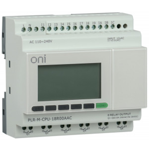 Микро ПЛК PLR-M. CPU DI12/DO06(R) 220В AC нМ PLR-M-CPU-18R00AAC