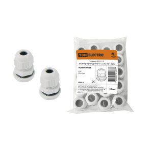 Сальник PG 13,5 диаметр проводника 7-11 мм IP54 SQ0805-0003