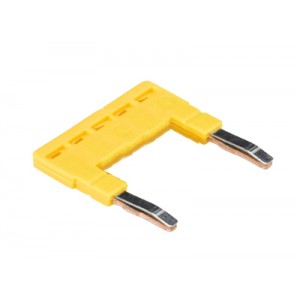 Соединительная перемычка 99.015.9999.9, Соединительная перемычка, 5 (1-5) полюсов, изолированная, вилочная, для клемм: WT 2,5; WTP 2,5/4; WKFN 2,5 цвет: желтый