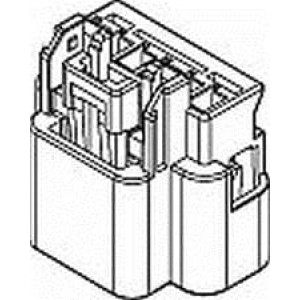 15332141, Автомобильные разъемы 6P FEMALE BLK CONN GT 150 SERIES 15AMPS