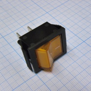 SWR 201-1B3 Ч/Ж IRS, Переключатель клавишный с подсветкой