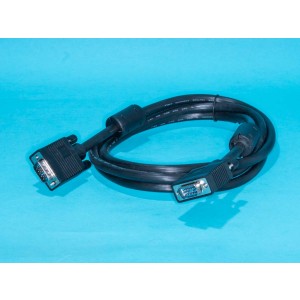SCF-14/P, Кабель для монитора  VGA 15(п)-15(п) c ферритовым кольцом 1.8м (СS-035)