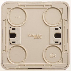 Выключатель кнопочный 1-кл. ОП Этюд 10А IP20 с самовозвратом крем. SE KA10-001K