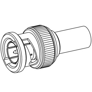112951-11, РЧ соединители / Коаксиальные соединители BNCStCrimpPlug 734A, B1505A, 75 Ohm