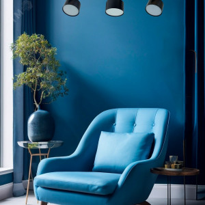 Светильник трековый магнитный на шинопровод ДПО GX53 без лампы IP40 черный 48727