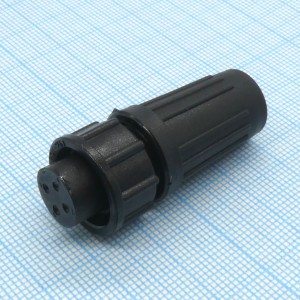 PY07-4T, Кабельная розетка, 4 контакта