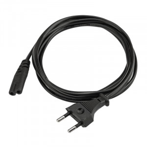 Шнур сетевой 1.8м 2x0.5кв.мм 11-1101