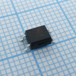 FODM124, Оптопара транзисторная одноканальная 3.75кВ /80В 0.08A Кус=100-1200% 0.07Вт -40...+110°С
