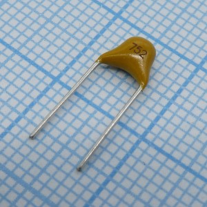 TS170R1H752KSBBB0R, Конденсатор керамический многослойный 7500пФ 50В X7R ±10% радиальный 5.08мм 125°C россыпь