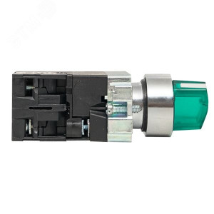Переключатель BD33 3P c зеленой подсветкой 230В NO PROxima xb2-bk33-g-230