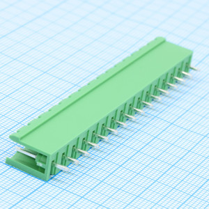 2EDGV-5.0-16P-14-100, Разъемный клеммный блок на плату, 16 контактов. Серия 2EDGV-5.0