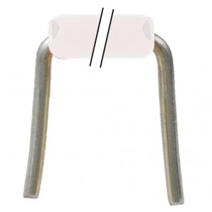 923345-09-C, Кабели-перемычки 0.9" WHITE 150/PK