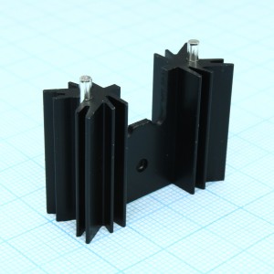 V7477WC, Радиатор для корпусов TO220/SOT32, 12.7x35x25.4мм, тепловое сопротивление 14К/Вт