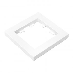 1 - местная рамка, белая, пластик Эпика EKF UP1-FPW-01