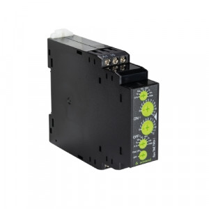 Реле времени flarу TIME TWIN-1 Pulserelay, Многофункциональное многодиапазонное реле времени, с циклом повторения, вход. напр.: 20,4 … 264 V AC/DC, с задержкой влючения/выключения, регулировка времени включения и выключения, 1 переключающий контакт, коммутируемый ток: 5А,  серия flare TIME