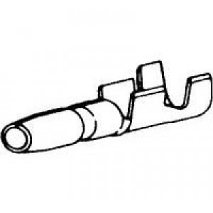 61388-1 (Cut Strip), Клеммы 156 SHUR PLG 20-16 Cut Strip of 100