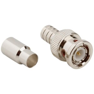 031-5556-RFX, РЧ соединители / Коаксиальные соединители 3PC BNC CRIMP PLUG