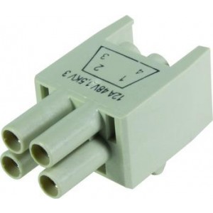 09465004401, Сверхмощные разъемы питания HPP V4 Power crimp insert 48V/12A 4p