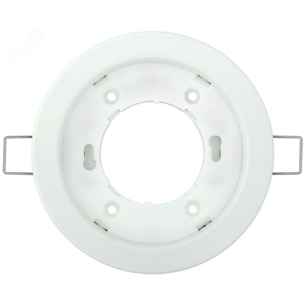 Изображение товара Точечный встраиваемый светильник GX53 белый IEK LUVB0-GX53-1-K01